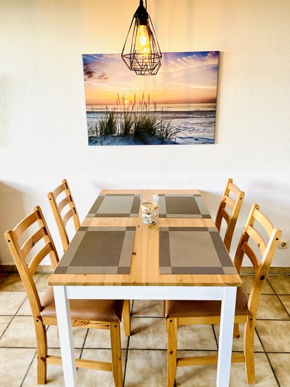 Blick auf den Essbereich