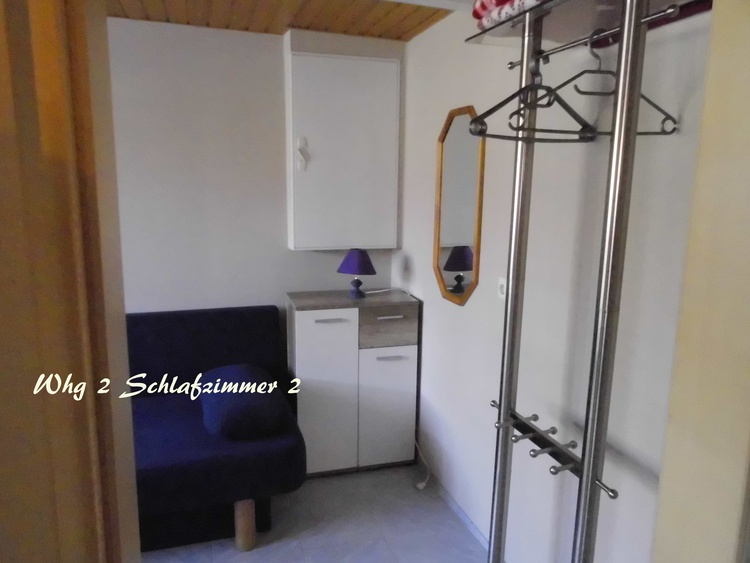Schlafraum 2 mit Schlafsofa 140x200