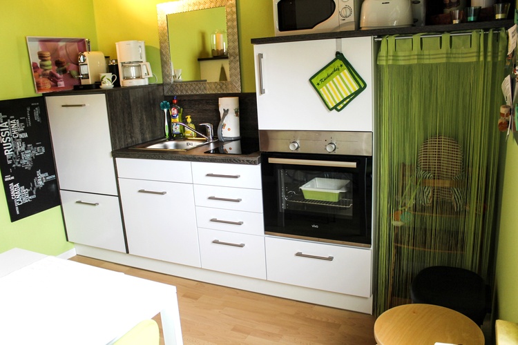 Komplett ausgestattete Küche