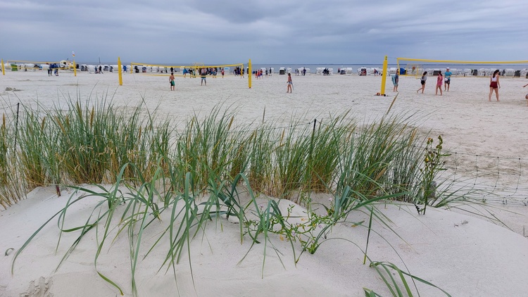 Strandbereich Spielfeld
