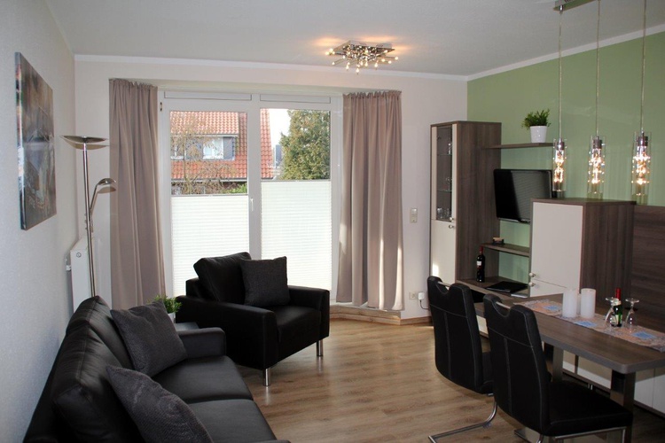 Wohnbereich mit Flatscreen, HiFi