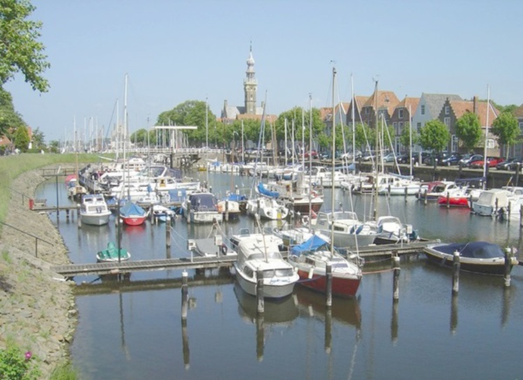 Schöne Hafen in der Gegend