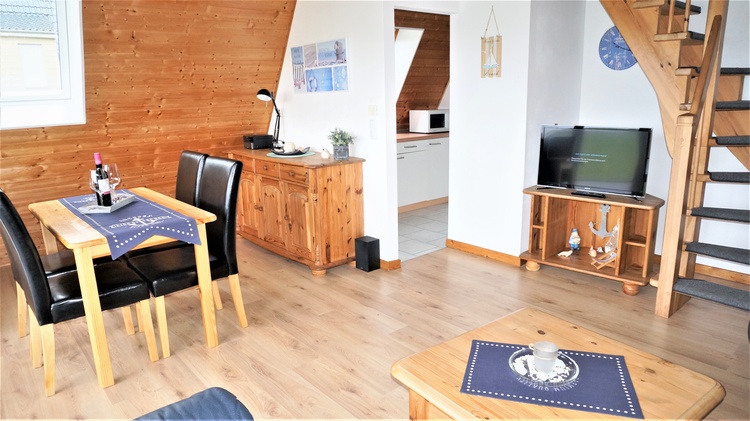 Blick auf die Küchenzeile