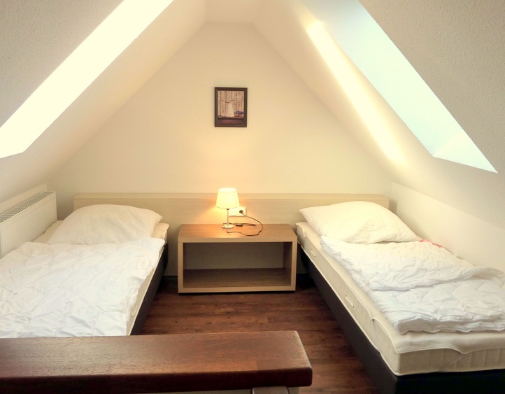 Schlafraum Dachgalerie Haus 6