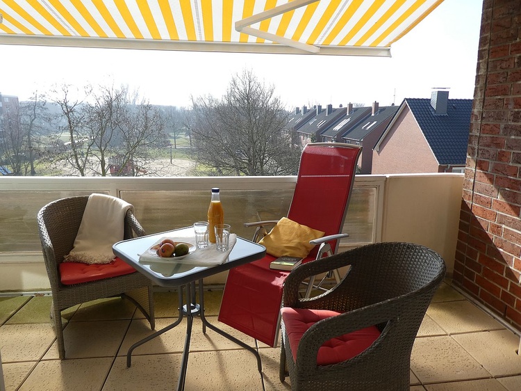 überdachte südwest Loggia mit Markise überdachte südwest Loggia mit Markise