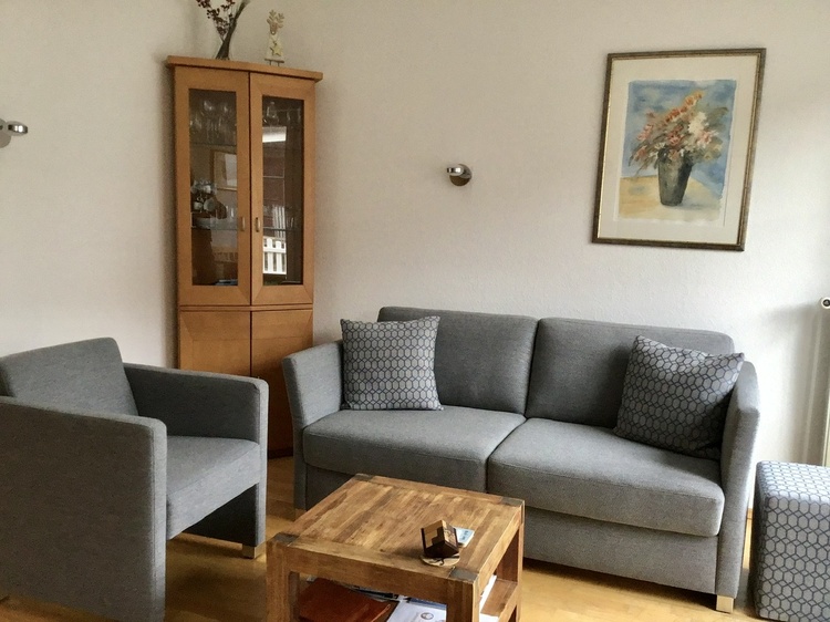 Wohnraum mit Schlafsofa Wohnraum mit Schlafsofa
