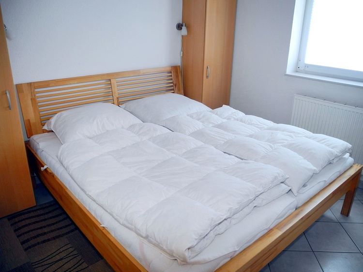 Schlafzimmer 1 EG Ferienhaus Friedrichskoog