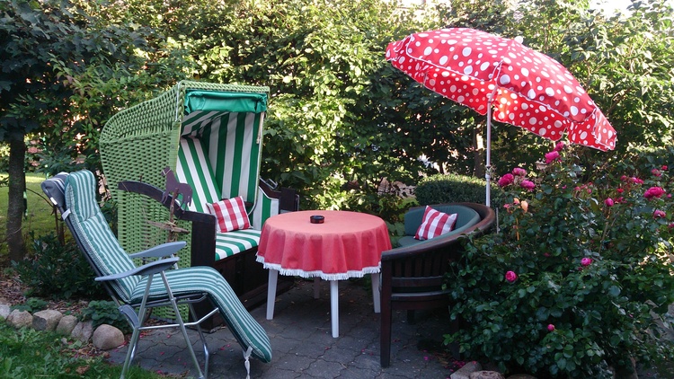 Sitzecke im Garten